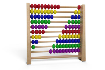 3D image of abacus toy