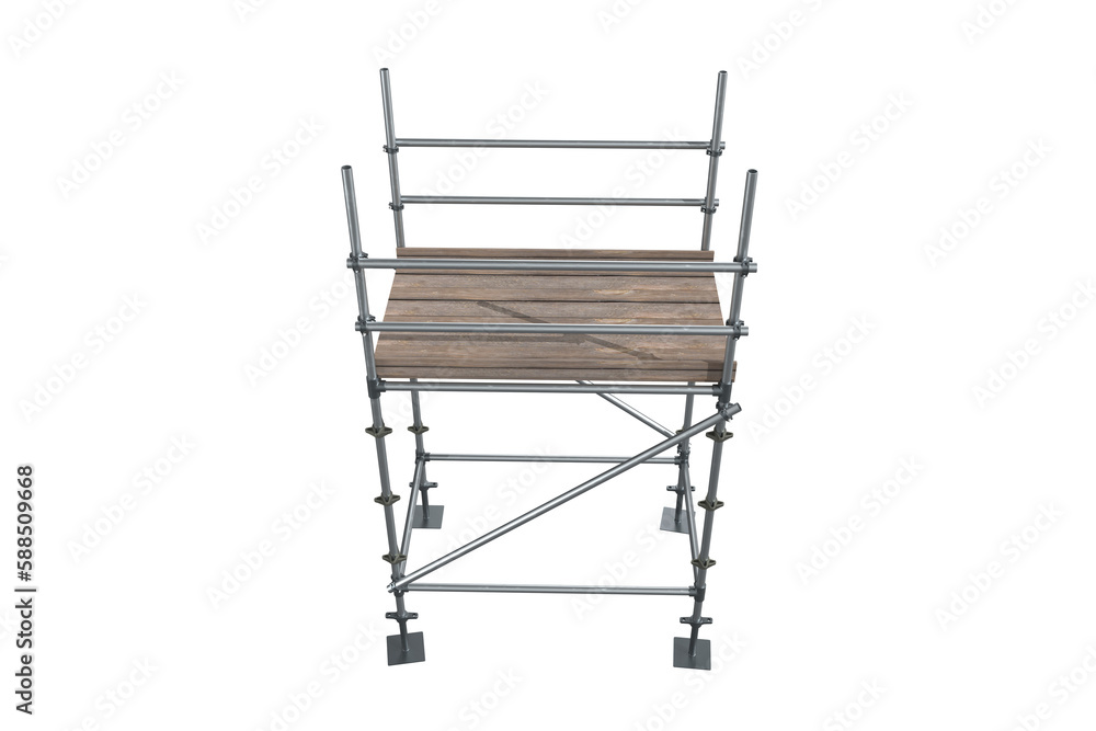 Poster three dimension image of scaffolding