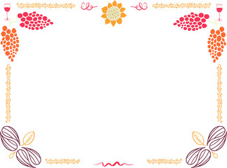 Digital composite image of design on frame