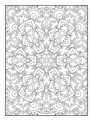 Obraz premium Zen tangle Coloring-Pages for Adult And Kids. Mandala Coloring Book For Adult. Mandala Coloring Pages. Mandala Coloring Book. decoration interior design. hand drawn illustration. white background.