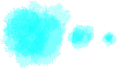 Digital composite image of blue spray paint