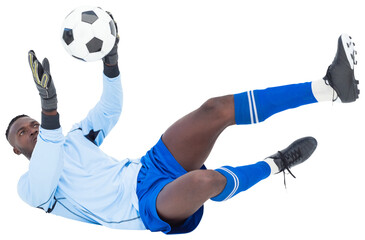 Goalkeeper saving