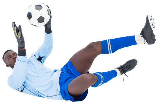 Goalkeeper saving - Powered by Adobe