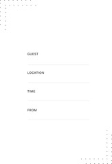 Digitally composite image of Invitation card with black cloured text