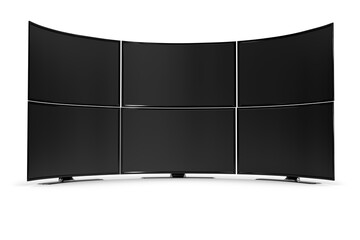 Multiple television monitor