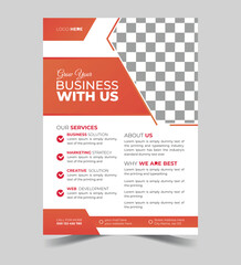 Modern business flyer template design set, abstract business flyer, vector template design or business poster template design. Corporate Flyer Design. Brochure Design, Cover Design. Creative Flyer.