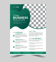 Modern business flyer template design set, abstract business flyer, vector template design or business poster template design. Corporate Flyer Design. Brochure Design, Cover Design. Creative Flyer.