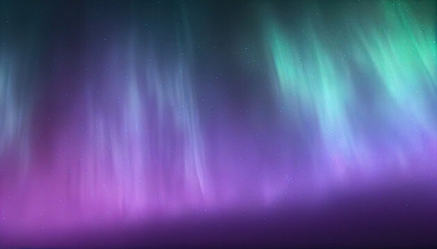 Aurora borealis over a dark purple background