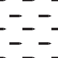 Illustration of pencil in black color