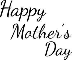 Fototapeta premium Happy mothers day message