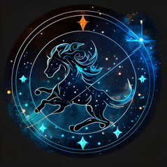 Sagittarius astrological sign version 1