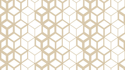 white hexagon pattern vector background
