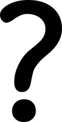 Vector of question mark symbol