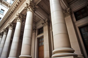 A large pillar in a building Generative AI