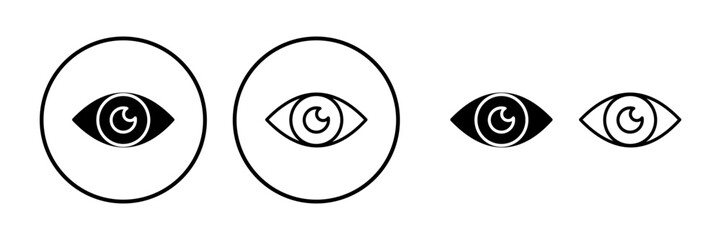 Eye icon. Look and Vision icon. Eye vector icon