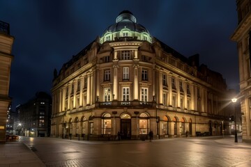 Obraz premium A large building with a dome on top Generative AI