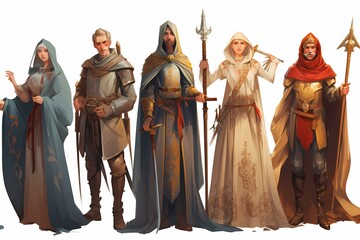 A group of people in clothing Generative AI