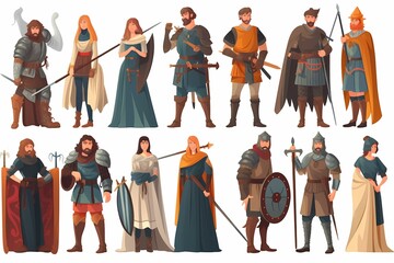 A group of people in clothing Generative AI