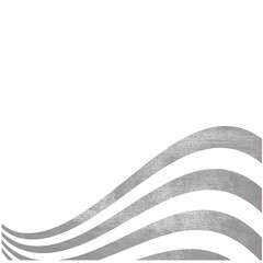 Wave pattern on white background
