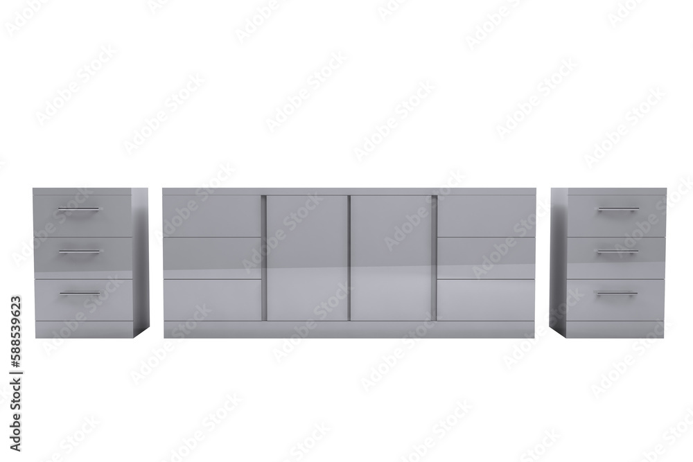 Poster computer generated image of storage compartments