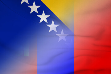 Bosnia and Herzegovina and Mongolia political flag transborder contract MNG BIH