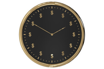 Composite image of wall clock