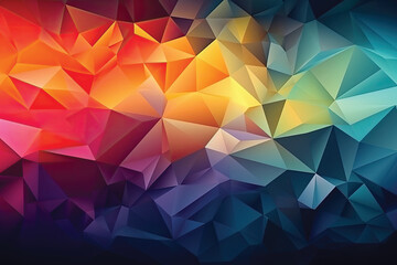 Obraz premium Low poly abstract background