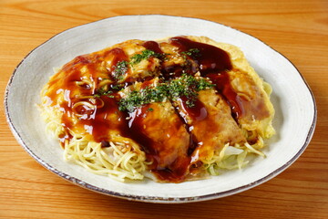 広島焼お好み　そば入りお好み焼き