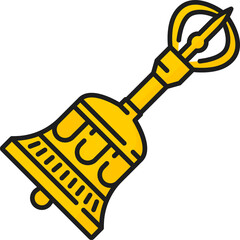 Enlightenment Stupa isolate Buddhism religion sign