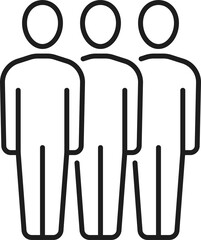 Group of people in staff cooperation, relationship