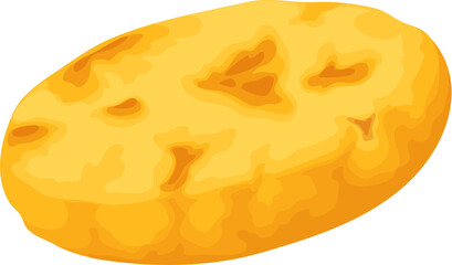 Cartoon colombian corn arepas