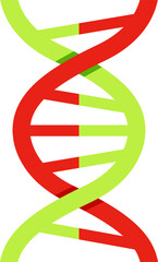 Genetic code icon isolated molecule DNA structure