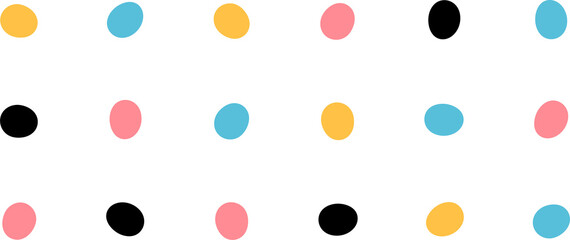 Memphis geometric shapes, colorful pattern