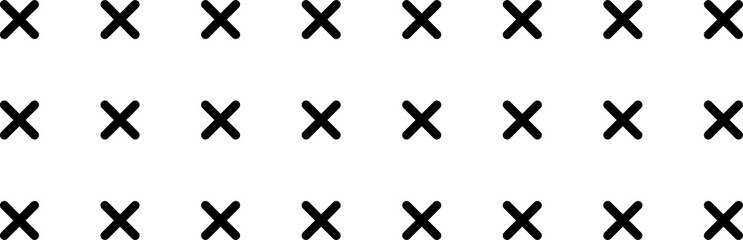 Obraz premium Memphis geometric shape, minimal cross pattern