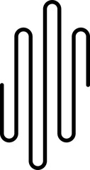 Memphis geometric shape, line doodle element