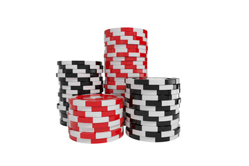 Composite image of gambling chips