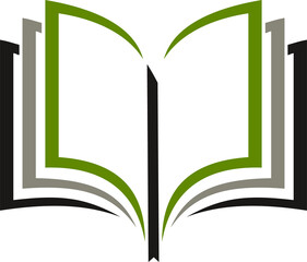 Dictionary book, encyclopedia or textbook icon