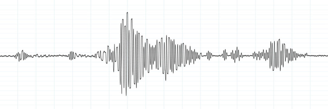Earthquake tectonic activity seismograph wave