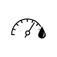 Hygrometer icon illustration on white background..eps
