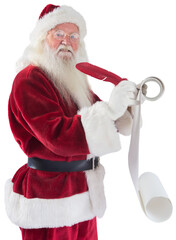 Santa writing his list
