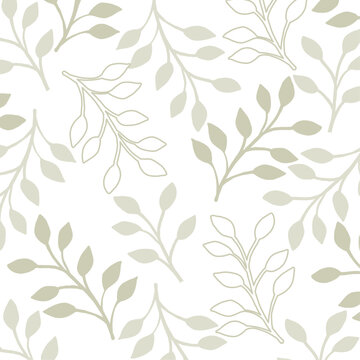 Greenery leaf card. Vector illustration for card, banner, invitation, social media post, poster, mobile apps, advertising.