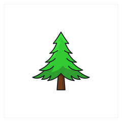 Illustration of trees vector design