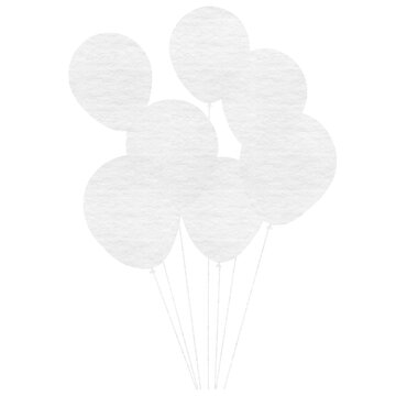 Vector image of ballons
