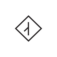 Left Right Road Outline Icon
