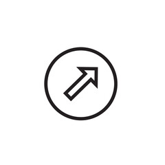 Left Sign Traffic Outline Icon