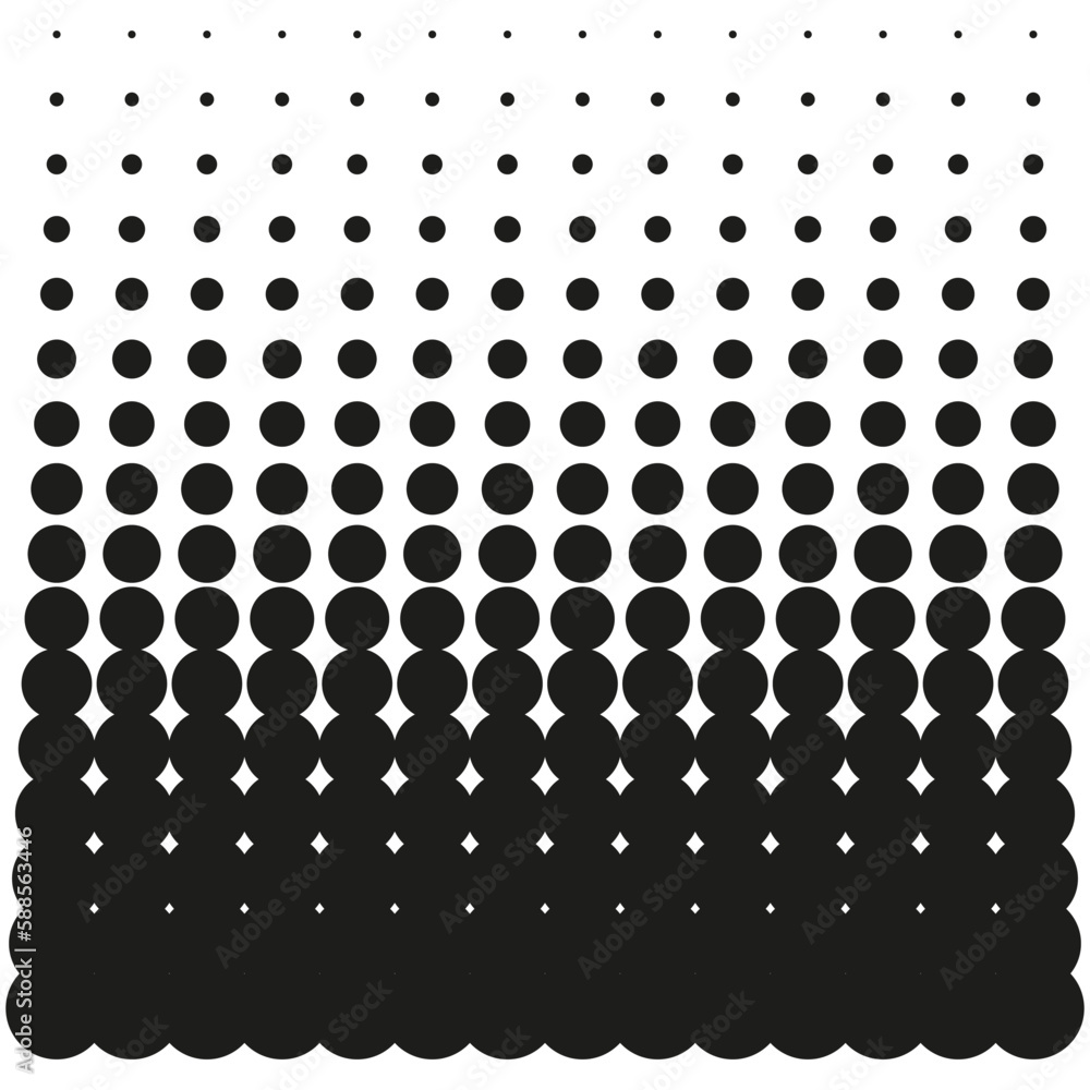 Poster retro background gradient point. retro halftone effect. pixel art. vector illustration.