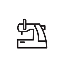Cloth Machine Sewing Outline Icon