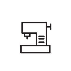 Sewing Tailor Machine Outline Icon