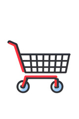 shopping cart icon transparent background PNG