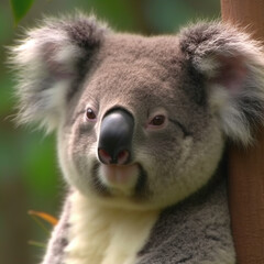 Naklejka premium koala bear cub